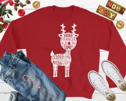 Santa Claus’s Reindeer Names Ugly Christmas Sweater