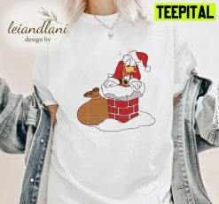 Santa Donald Duck Snow Lights Mickey & Friends Holiday Kid Christmas Unisesx T-Shirt