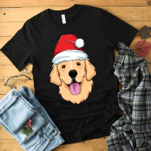 Santa Golden Christmas Retriever Shirt