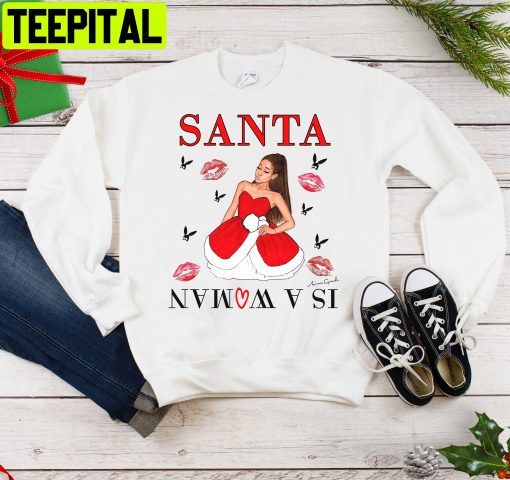 Santa Is A Ariana Grande Thank U Next Ugly Unisex Sweatshirt