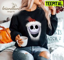 Santa Jack Skellington The Nightmare Before Christmas Santa Claus Graphics Christmas Sweatshirt