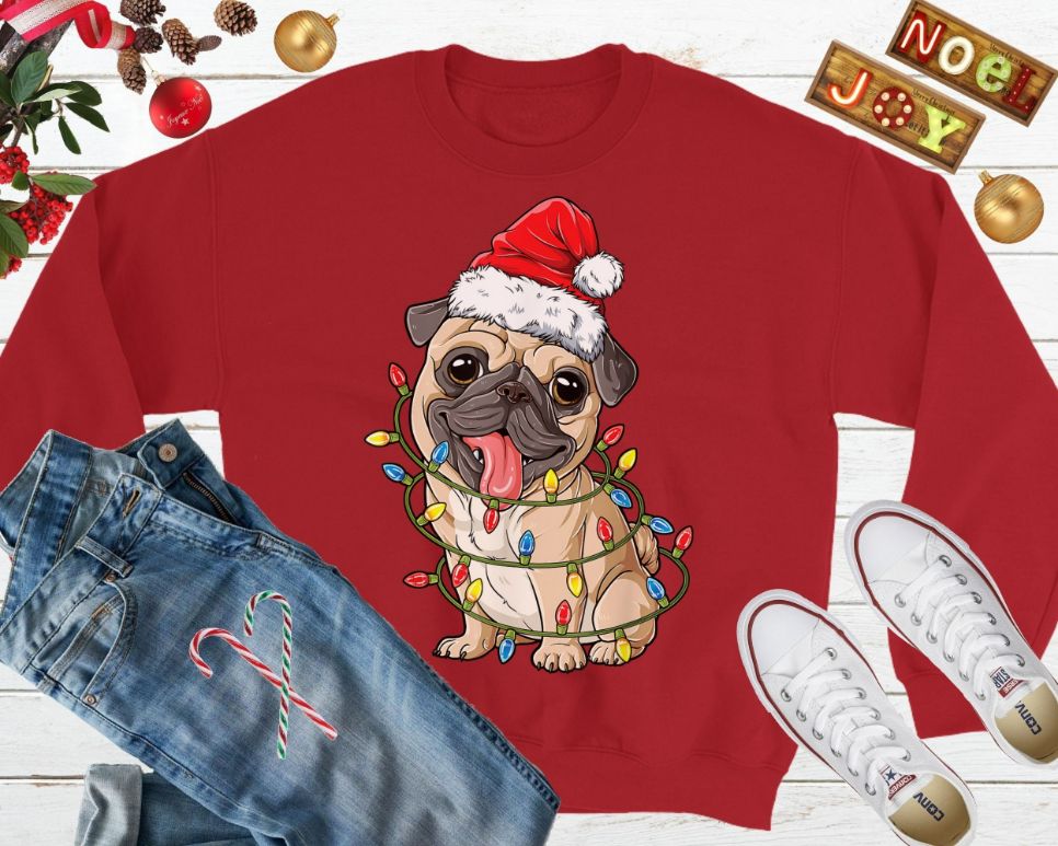 Pug sale xmas sweater