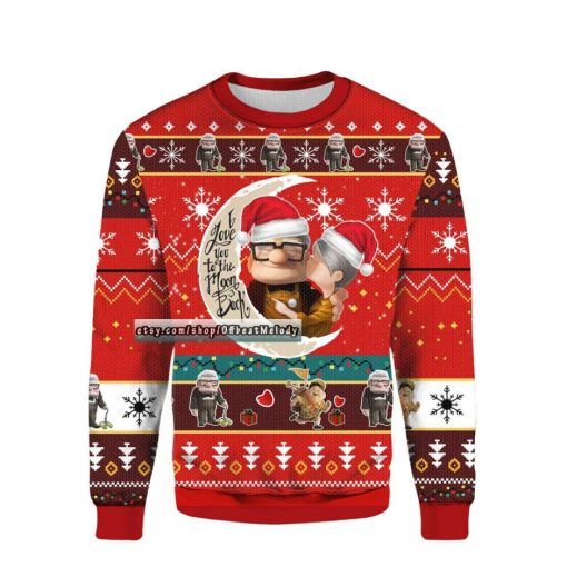 Santa Up Movies Ugly Christmas Sweater