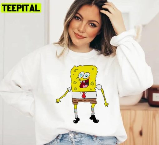 Scary Great Sponge Bob Gorgeous Halloween Art Unisex Sweatshirt