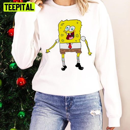 Scary Great Sponge Bob Gorgeous Halloween Art Unisex Sweatshirt