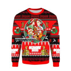 Scooby Doo Characters Ugly Christmas Sweater