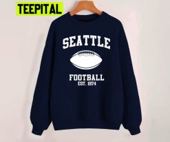 Seattle Football Est 1974 Retro Unisex Sweatshirt