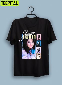 Shania Twain Collage Men Wo Idea Retro Design T-Shirt