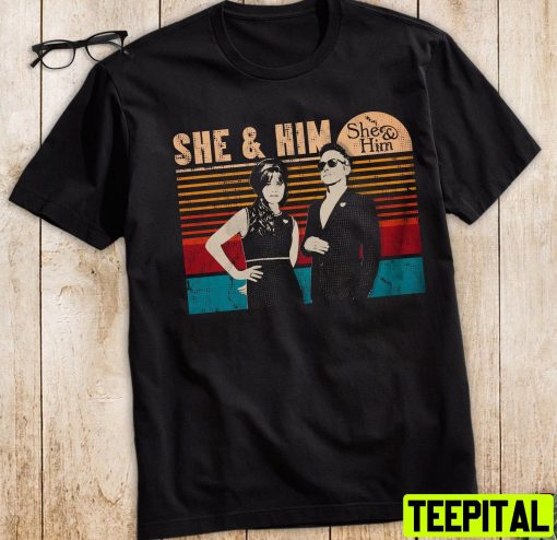 She & Him She And Him Duo Tour She Concert 2022 Unisex T-Shirt