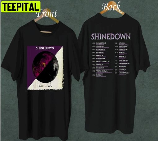 Shinedown Planet Zero Shinedown Tour Unisesx T-Shirt