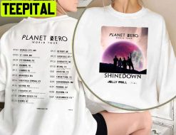 Shinedown Planet Zero Tour 2022 Shinedown Planet Sweatshirt