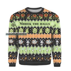 Shrek The Halls Ugly Christmas Sweater