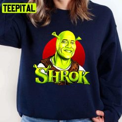 Shrok Funny Costum For Halloween The Rock Unisex Sweatshirt