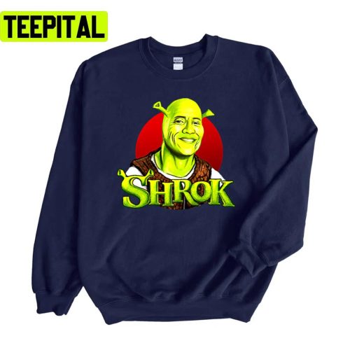 Shrok Funny Costum For Halloween The Rock Unisex Sweatshirt