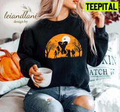 Silhouette Spiders Marvel Avengers Halloween Sweatshirt