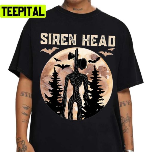 Siren Head Horror Design For Halloween Unisex Sweatshirt