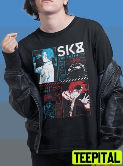 Sk8 The Infinity Infinity Skate Langa And Reki Unisex Sweatshirt