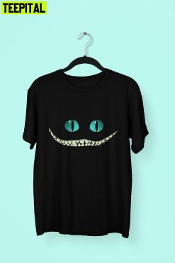 Smiling Cat Face Cheshire Retro Design T-Shirt