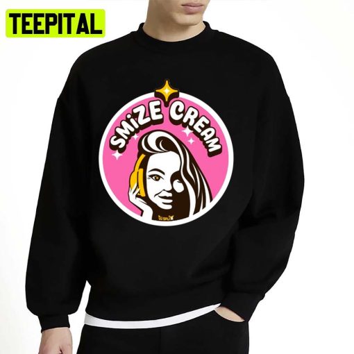 Smize Cream Tyra Banks Pink Cartton Art Unisex Sweatshirt