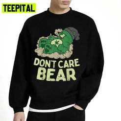 Smoking Weed Funny Bear Cannabis Marijuana Unisex Sweatshirt