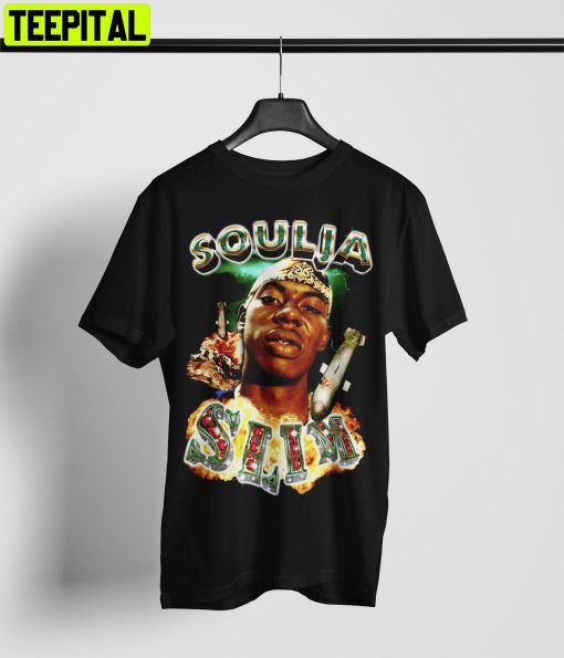 Soulja Slim Rapper Hip Hop Vintage Inspired 90s Rap Unisex T-Shirt