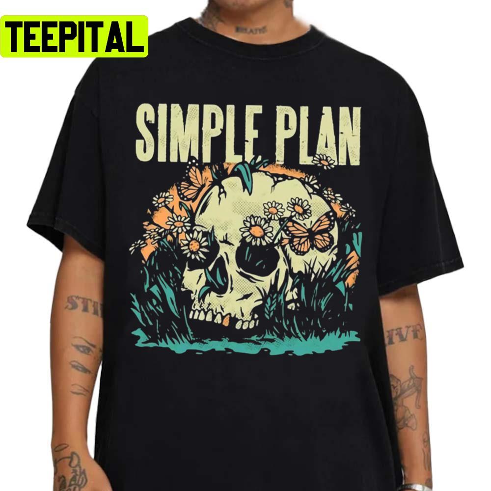 Sp Skull Illustration Simple Plan Unisex Sweatshirt