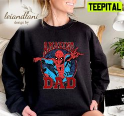 Spider Man Amazing Dad Graphi Marvel Avengers Sweatshirt