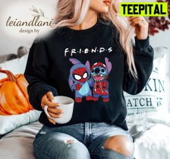 Spiderman Friends Spider Man Guadian Of The Galaxy 2022 Stitch Halloween Sweatshirt