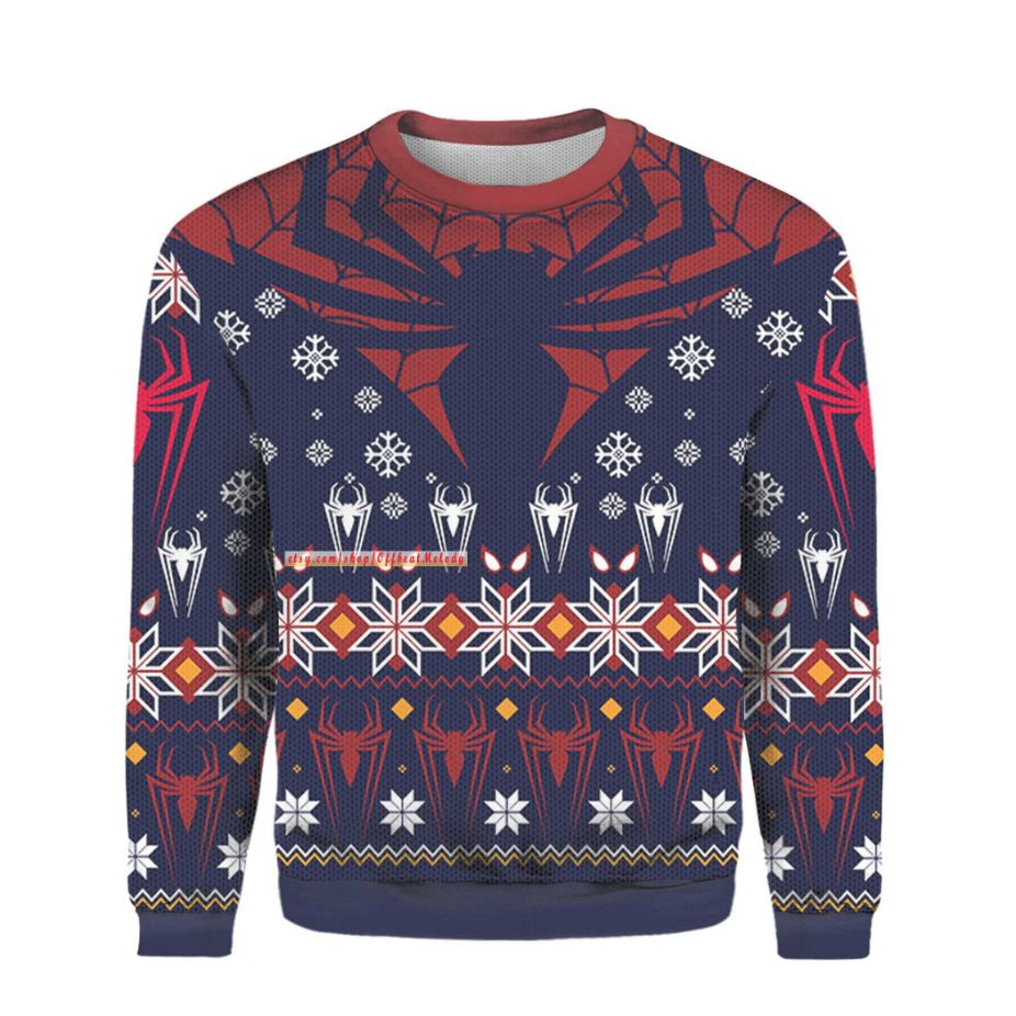 Spider Man Ugly Christmas Sweater 