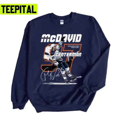 Sport Art Connor Mcdavid Icon Design Edmonton Oilers Unisex Sweatshirt