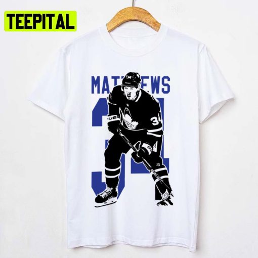 Sports Design Ice Hockey Auston Matthews Unisex T-Shirt