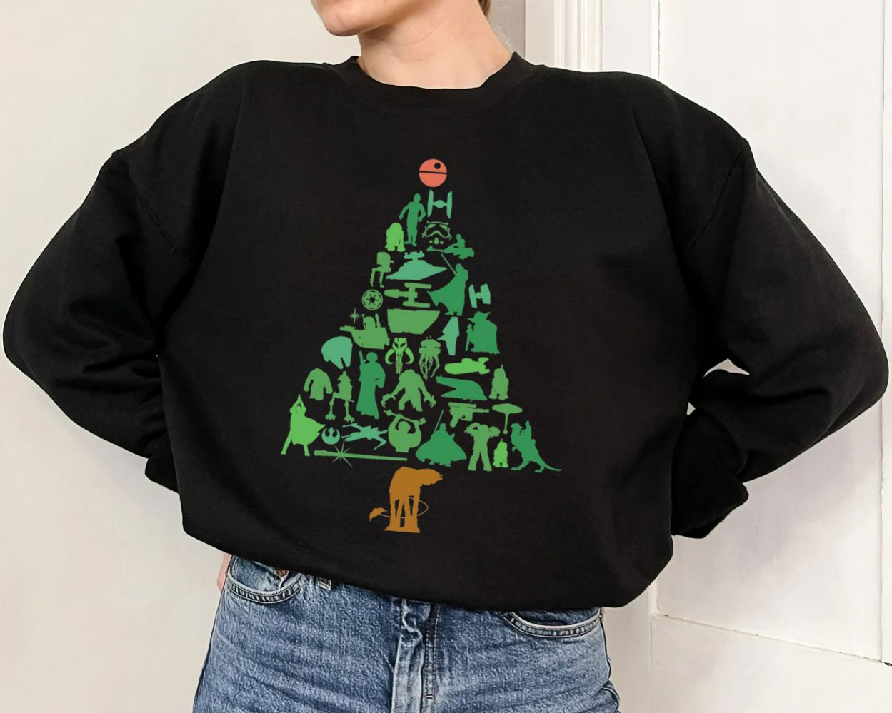 Star Wars Holiday Christmas Tree Sweatshirt