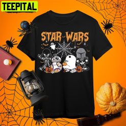 Star Wars Skeleton Halloween Retro Art Unisex T-Shirt