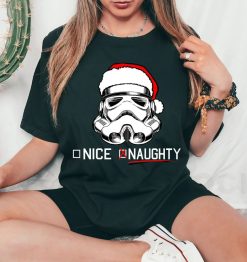 Star Wars Stormtrooper Nice Or Naughty Christmas T-Shirt