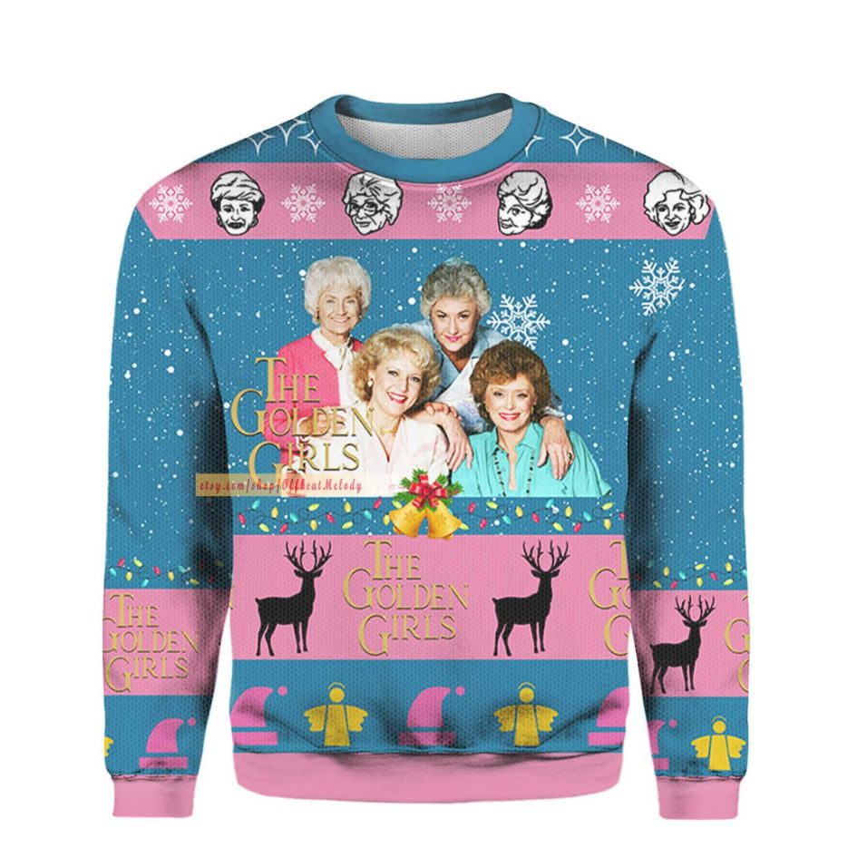Stay Golden Ugly Christmas Sweater