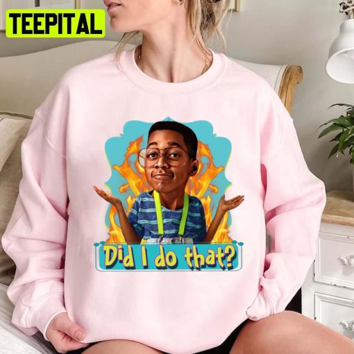 Steve Urkel From Family Matters Famous Saying Did I Do That Unisex Sweatshirt