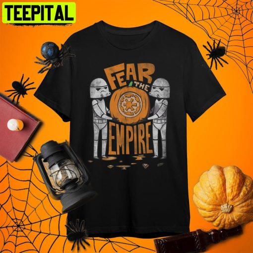 Stormtroopers Halloween Pumpkin Retro Art Unisex T-Shirt