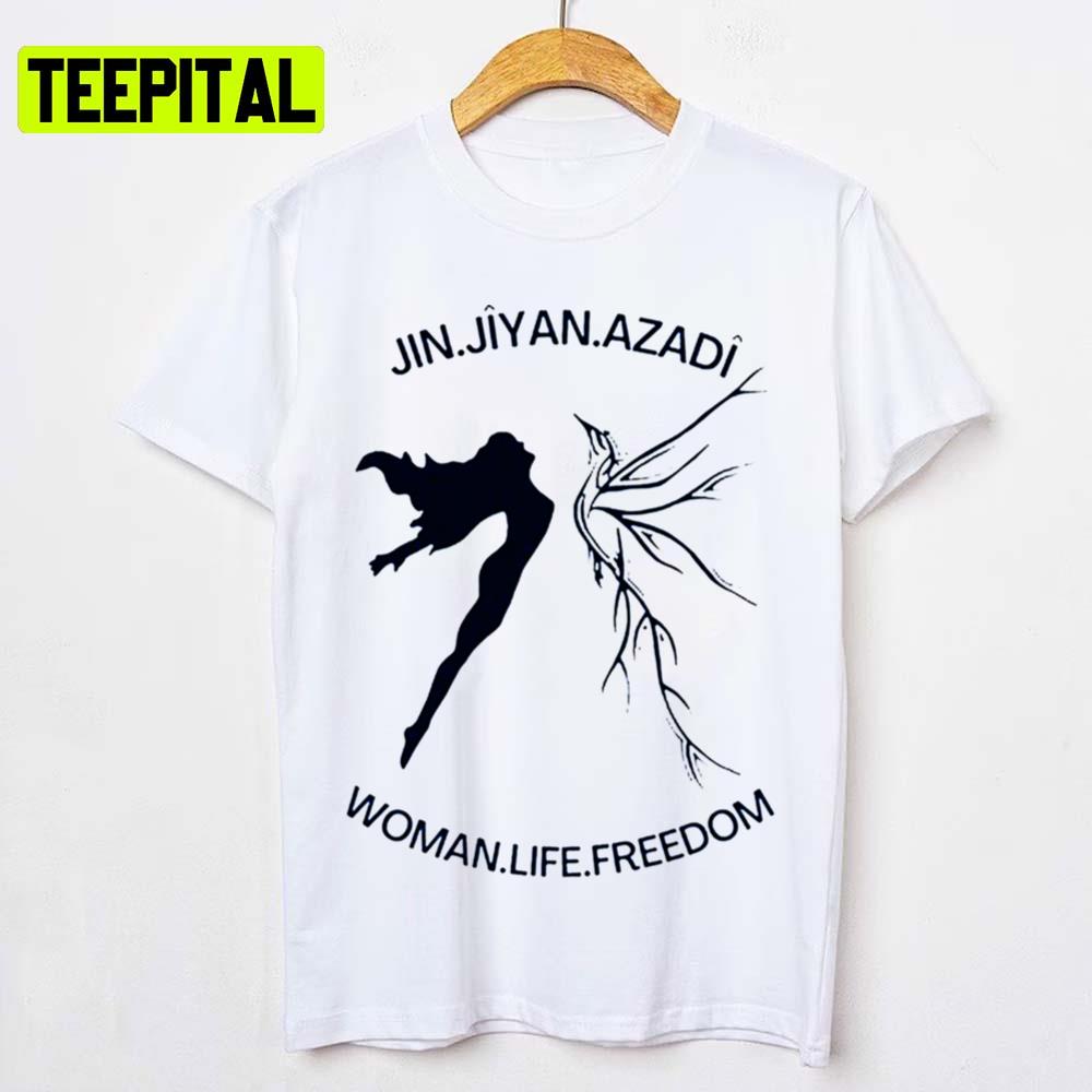 Support Iran Women Jin Jiyan Azadi Women Life Frerdom Unisex T-Shirt