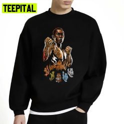 Symbols Mixed Israel Adesanya Colorful Art Unisex Sweatshirt