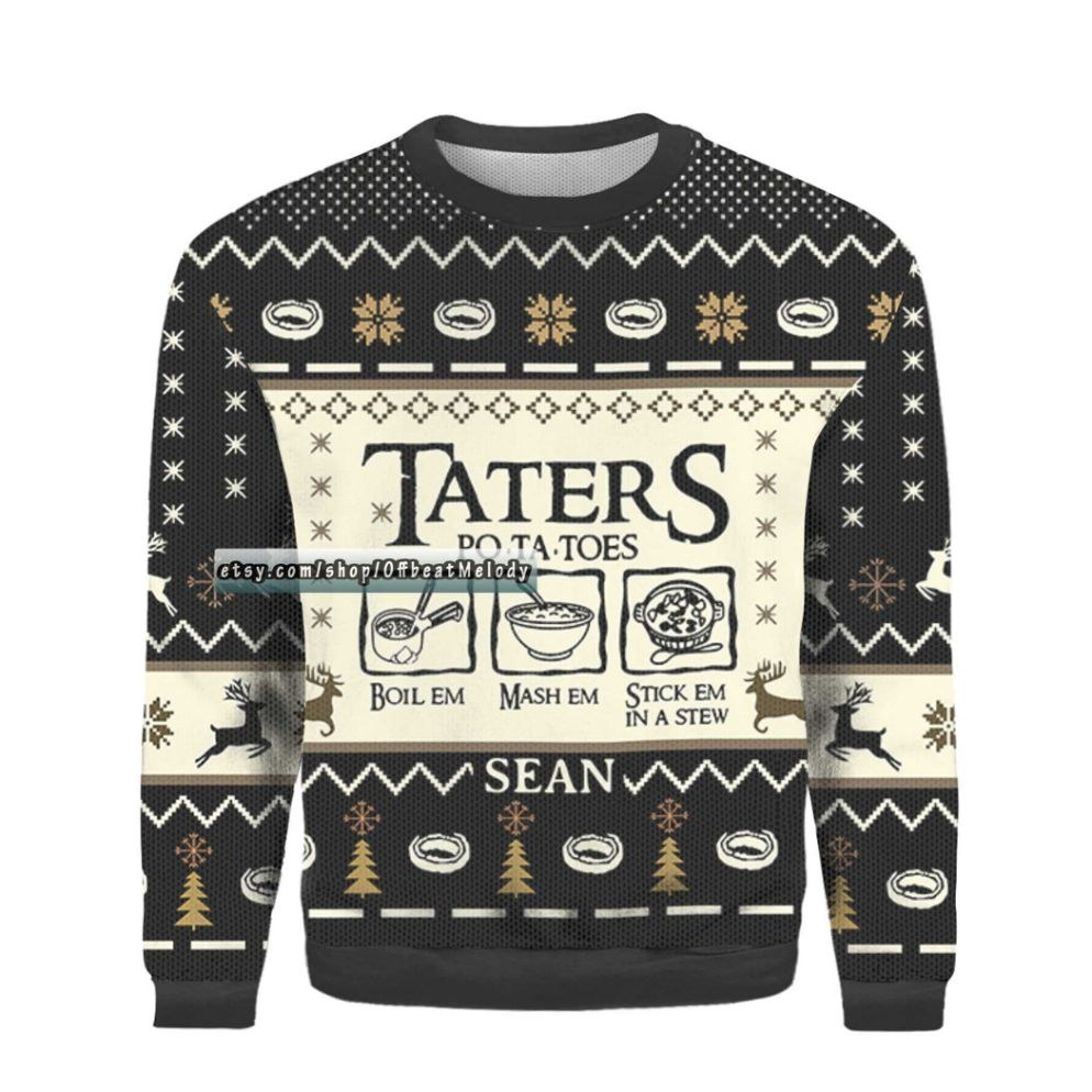 Taters Christmas Ugly Sweater