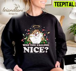 Taz Who You Calling Nice Space Jam New Legacy Looney Tunes Christmas Sweatshirt