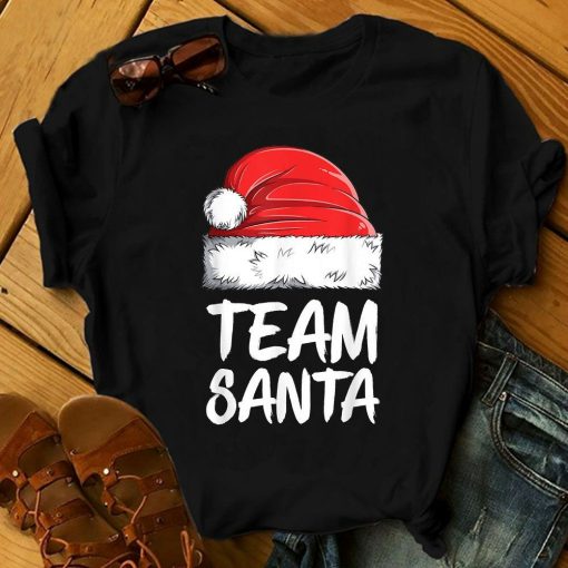 Team Santa Christmas Family Matching Pajamas Pj Xmas T-Shirt