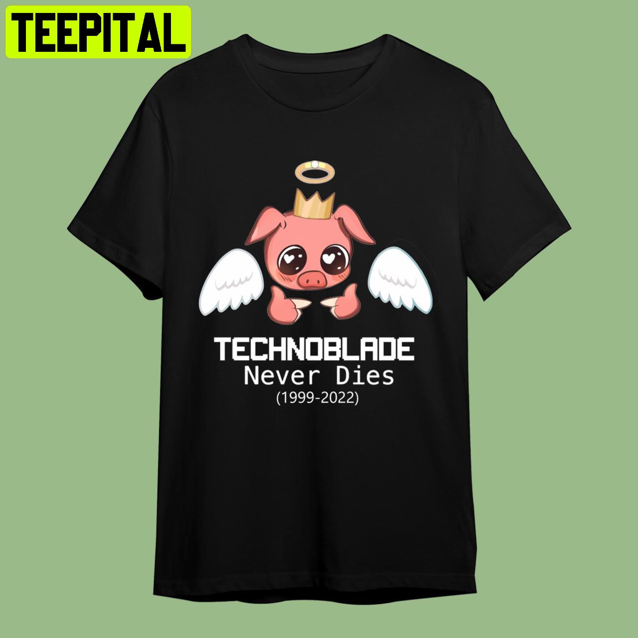 Technoblade never dies - Retro style technoblade merch cosplay - Technoblade  merch - Dream Smp merch Sticker by TeamDzShirts - Pixels