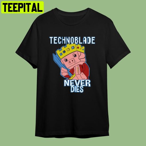 Technoblade Never Dies Retro Art Unisex T-Shirt