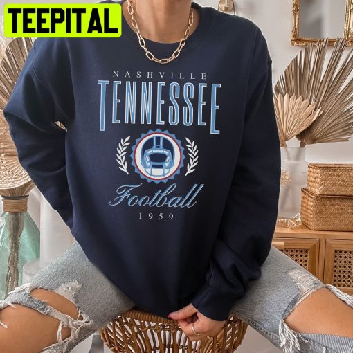 Tennessee Football Vintage Tennessee Nashville Unisex Sweatshirt