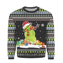 Tennis Snowman Ugly 3D Xmas Sweater