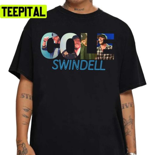 Text Design Cole Swindell Unisex Sweatshirt