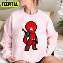 The Avongers Pixel The Deadpool Chibi Unisex T-Shirt