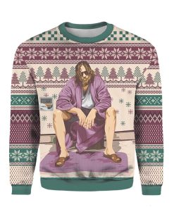 The Big Lebowski Ugly Christmas 3D Sweater