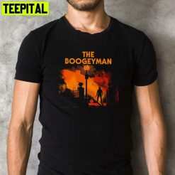 The Boogeyman Michael Myers Horror Scary Movie Halloween Retro Design T-Shirt